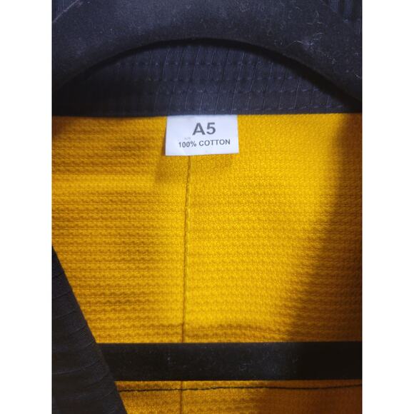 KO Sports Gear GI uniform Kimono Wave line Jiu Jitsu A5 pre shrunk cotton NEW - Picture 3 of 6